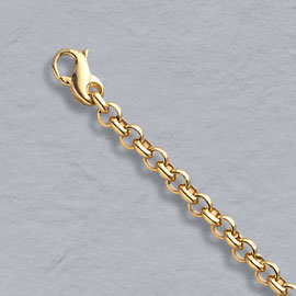 14K Open Link Bracelets