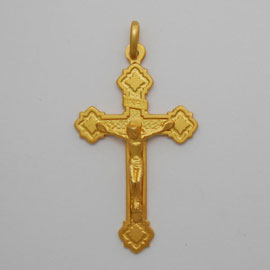 18K Gold Crosses