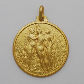 18K Gold Medallions