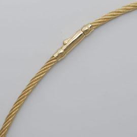18K Yellow Gold Cable Wire Chains