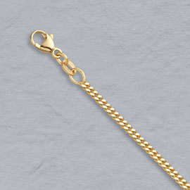 18K Yellow Gold Curb Chains