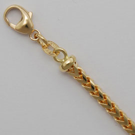 18K Yellow Gold Franco Chains