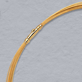 18K Yellow Gold Multi Wire Chains