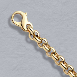 18K Yellow Gold Rolo Chains
