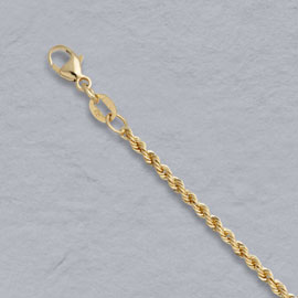 18K Yellow Gold Rope Chains