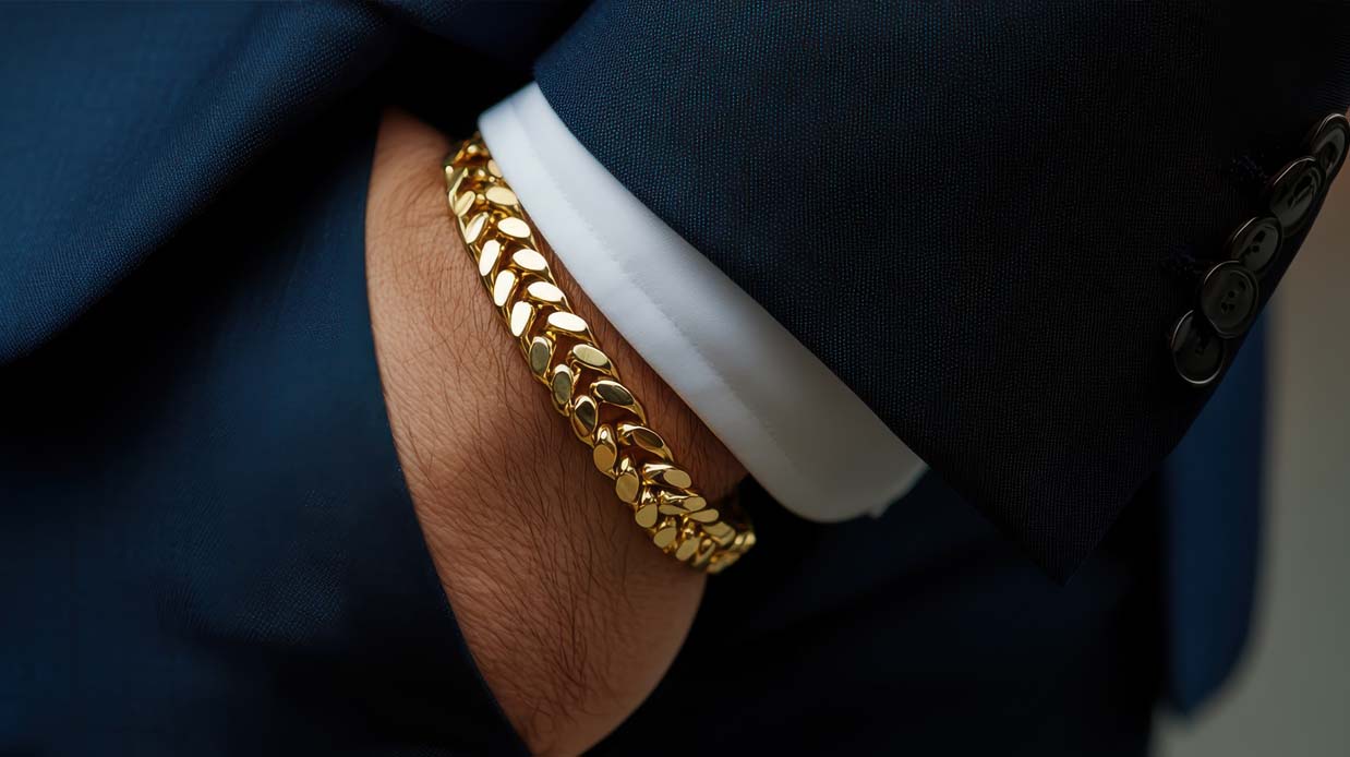 Mens Gold Bracelets