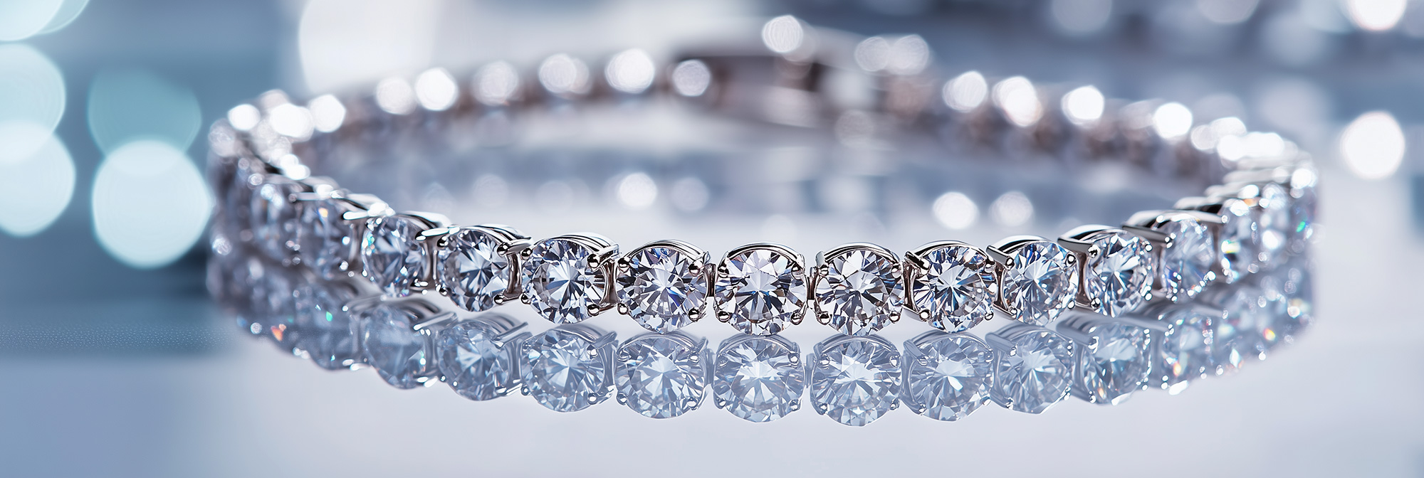 Classic Diamond Tennis Bracelets -- Timeless Elegance