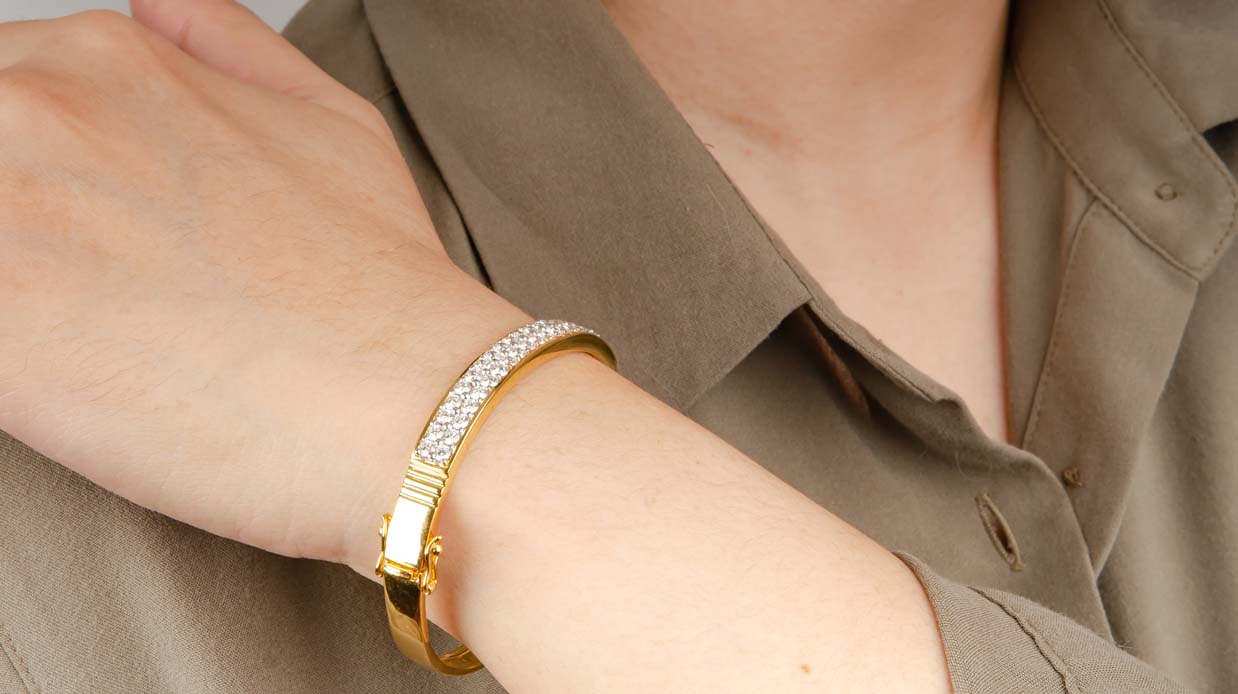 Diamond Bangle Bracelets