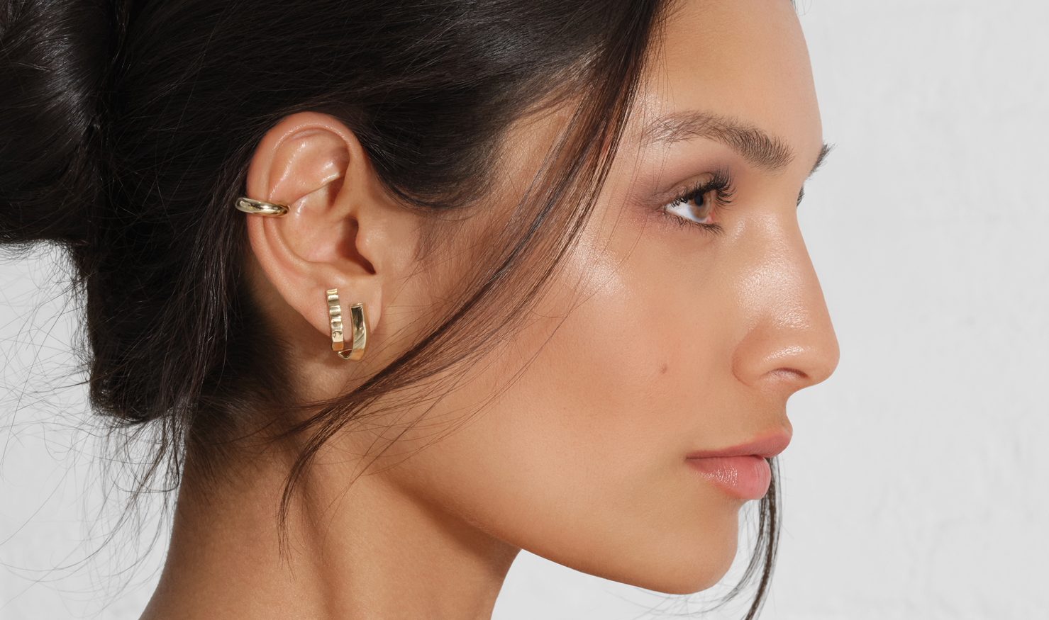 Gold Huggie Earrings