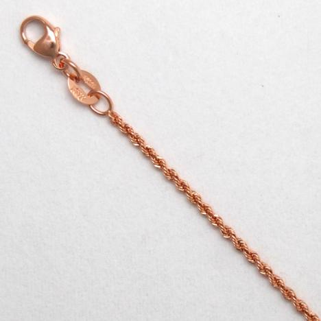 18K Rose Gold Rope Chains