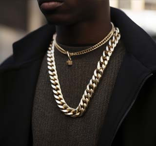 Mens 18K Gold Chains