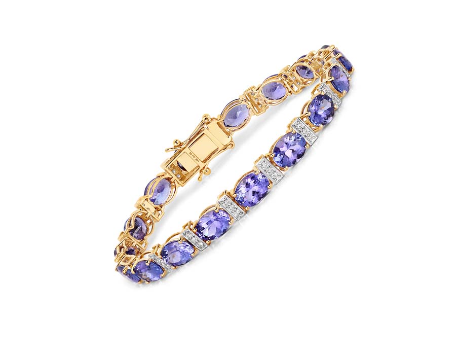 Sterling Silver Tanzanite Bracelets