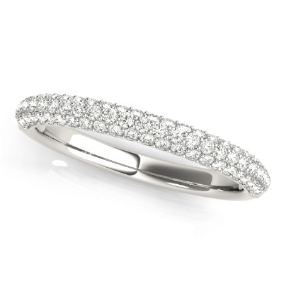 Pave Wedding & Anniversary Bands