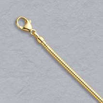 14K Yellow Gold Boa Snake 2.4mm Chain