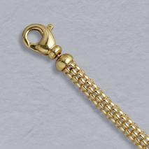 14K Yellow Gold Panda 5.6mm Chain