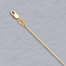 14K Yellow Gold Box Chain 1.0mm