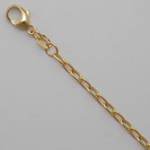 14K Yellow Gold Open Long Cable Chain 2.9mm