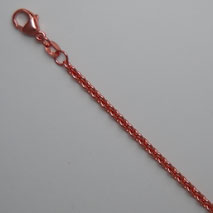14K Rose Gold Round Cable 3.0mm Chain