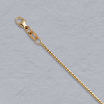 14K Yellow Gold Natural Franco Chain 1.0mm