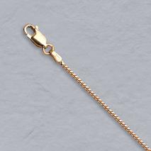 14K Rose Gold Franco 1.1mm Chain