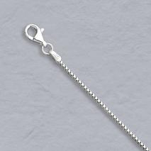 14K White Gold Franco Chain 1.1mm