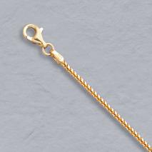 14K Yellow Gold Natural Franco 1.5mm