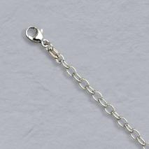 14K White Gold Cable Twist 3.0mm Chain