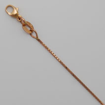 14K Rose Gold Octava Chain 0.7mm