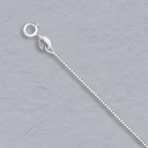 14K White Gold Octava Chain 0.7mm