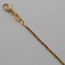 14K Yellow Gold Octava Box 1.2mm Chain