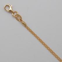 14K Yellow Gold Cable Chain, 2 Strand