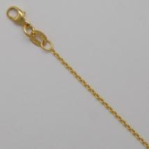 14K Yellow Gold Light Cable Chain 1.0mm