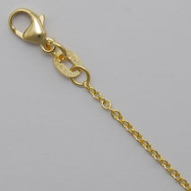 14K Yellow Gold Open Cable Chain 1.3mm