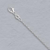 14K White Gold Rolo Chain 1.5mm