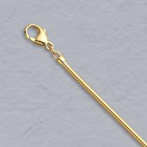 18K Yellow Gold Boa Snake Chain 1.9mm