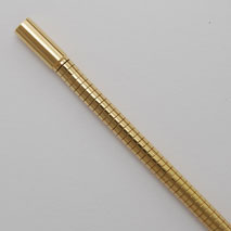 18K Yellow Gold Boa Snake 4.1mm Chain, Bayonet Clasp