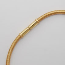 18K Yellow Gold Cocoon 3.5mm, Bayonet Clasp Chain