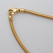 18K Yellow Gold Cocoon 3.5mm Chain, Lobster Clasp