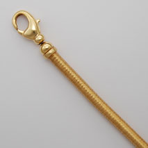 18K Yellow Gold Cocoon 6.0mm Chain, Lobster Clasp