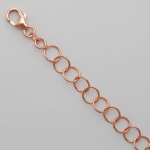 18K Rose Gold Open Cable 5.5mm Chain