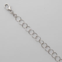 18K White Gold Open Cable 5.5mm Chain