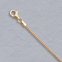 18K Yellow Gold Franco 1.1mm Chain