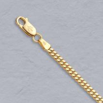 18K Yellow Gold Curb 3.0mm Chain