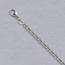 Platinum Round Cable Chain 3.0mm