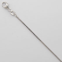 Platinum Box Chain 1.2mm