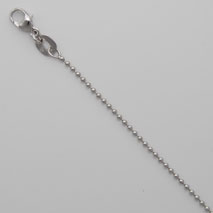 Platinum Bead 1.2mm Chain