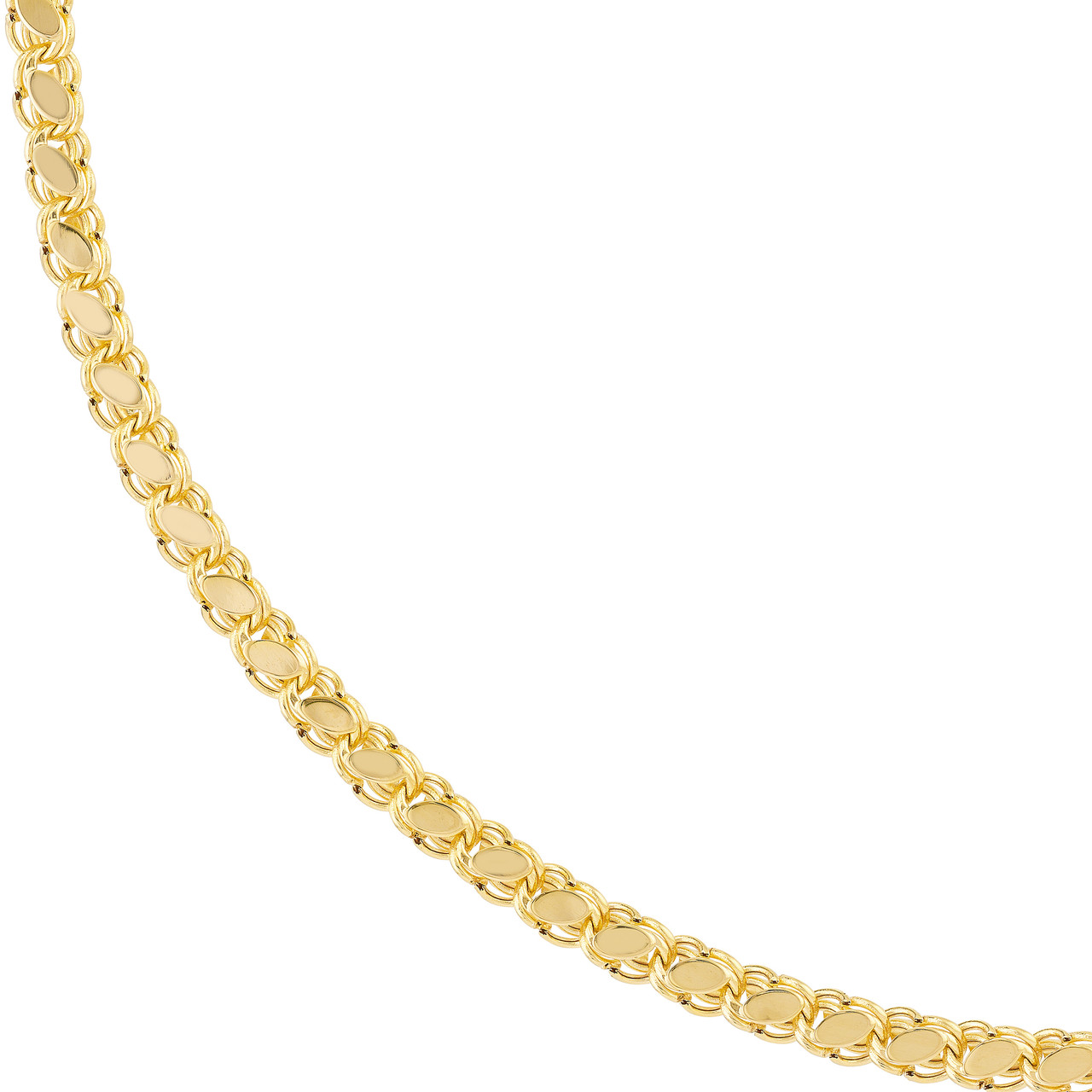16-Inch 4mm Sequin Mirror Chain with Lobster Lock Unknown Friendly Weight 14K yellow gold - view 4
