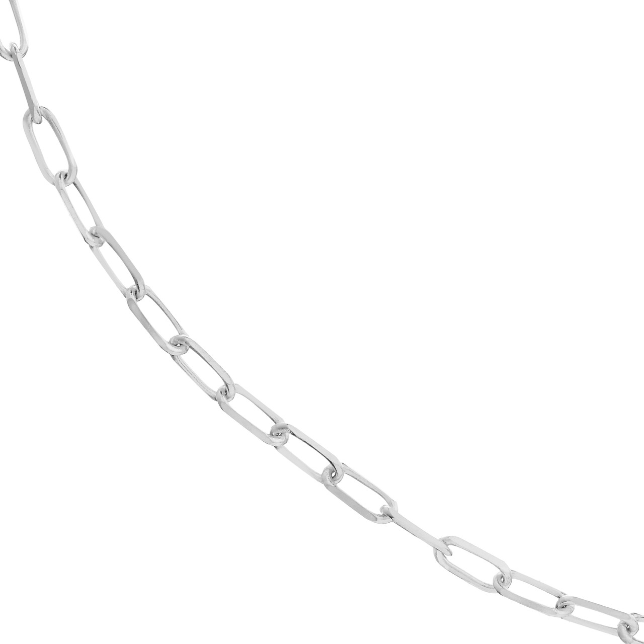 7.25-Inch 1.95mm D/C Paper Clip Chain with Lobster Lock Unknown Friendly Weight 14K yellow, white or rose gold - view 15