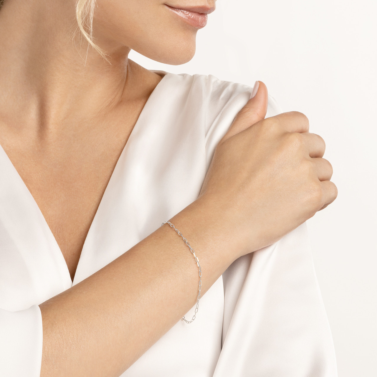 7.25-Inch 1.95mm D/C Paper Clip Chain with Lobster Lock Unknown Friendly Weight 14K yellow, white or rose gold - view 21