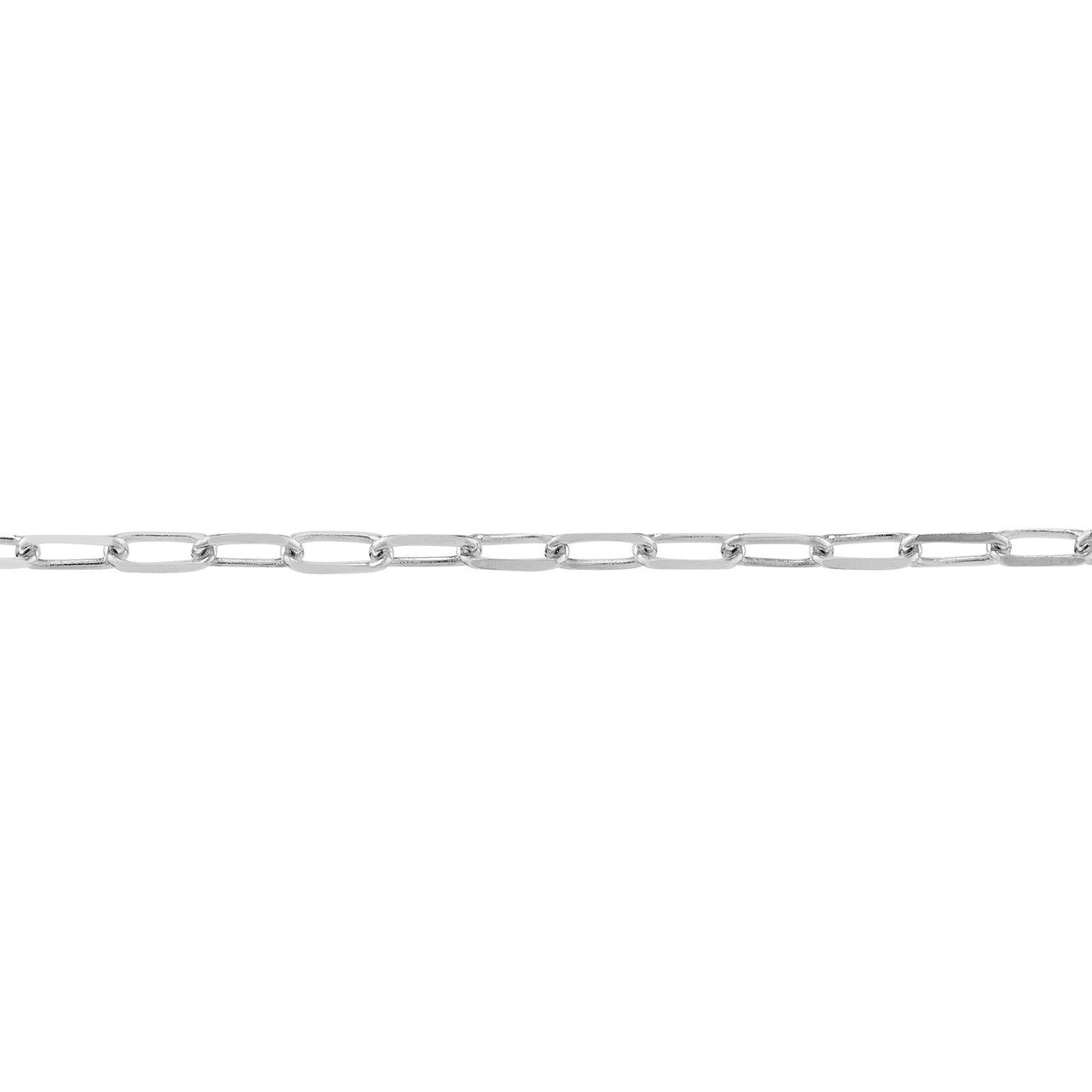 7.25-Inch 1.95mm D/C Paper Clip Chain with Lobster Lock Unknown Friendly Weight 14K yellow, white or rose gold - view 30